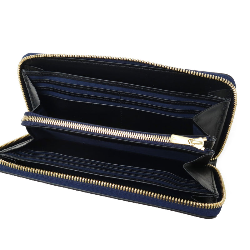 バギーポート 長財布 メンズ レディース ロングウォレット BAGGY PORT ブランド 大人 おしゃれ 財布 ラウンド型 小銭入れ 札入れ カード 本革 革 エコレザー ファスナー 黒桟革 ラウンドファスナー長財布 ZYS-390