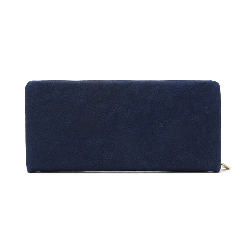 バギーポート 長財布 メンズ レディース BAGGY PORT 本革 革 レザー 大容量 財布 シンプル ファスナー ブランド 藍染め ヌバック ラウンドファスナー ZYS-490