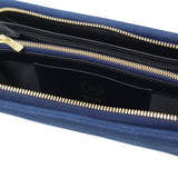 バギーポート 長財布 メンズ レディース BAGGY PORT 本革 革 レザー 大容量 財布 シンプル ファスナー ブランド 藍染め ヌバック ラウンドファスナー ZYS-490