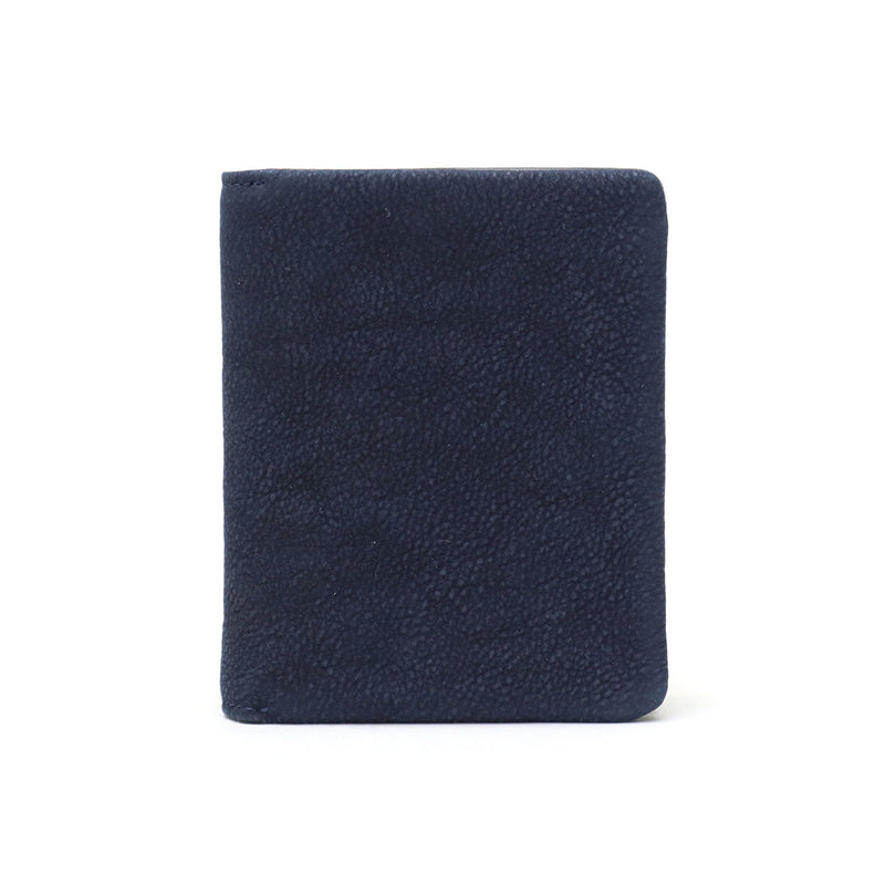 バギーポート 二つ折り財布 メンズ レディース ブランド 札 小銭 BAGGY PORT 本革 革 レザー 財布 シンプル ファスナー 藍染め ヌバック コンパクトハーフ財布 ZYS-492