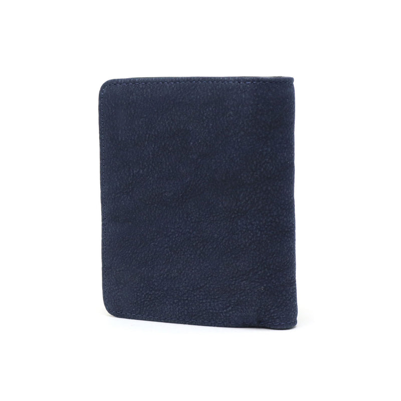 バギーポート 二つ折り財布 メンズ レディース ブランド 札 小銭 BAGGY PORT 本革 革 レザー 財布 シンプル ファスナー 藍染め ヌバック コンパクトハーフ財布 ZYS-492