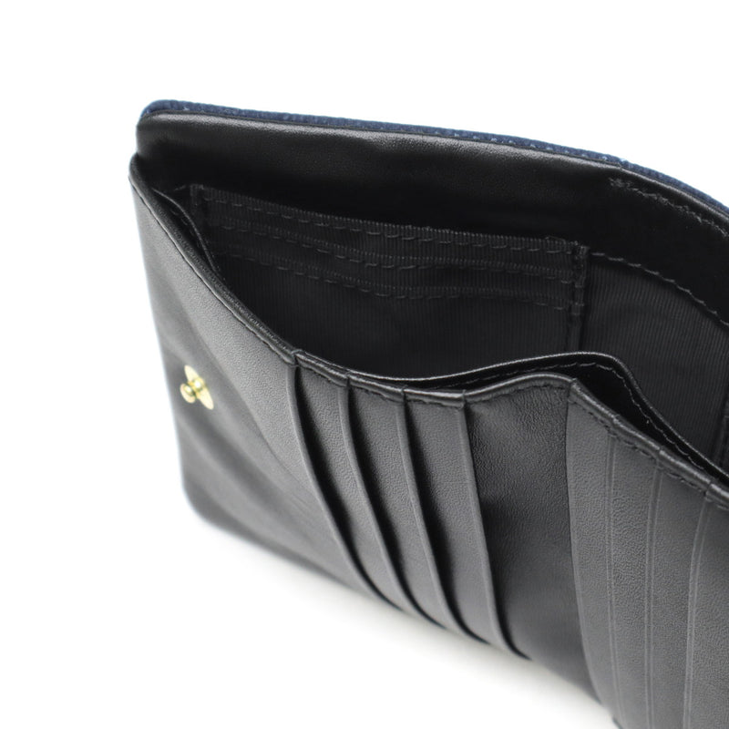 バギーポート 二つ折り財布 メンズ レディース ブランド 札 小銭 BAGGY PORT 本革 革 レザー 財布 シンプル ファスナー 藍染め ヌバック コンパクトハーフ財布 ZYS-492