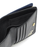 バギーポート 二つ折り財布 メンズ レディース ブランド 札 小銭 BAGGY PORT 本革 革 レザー 財布 シンプル ファスナー 藍染め ヌバック コンパクトハーフ財布 ZYS-492