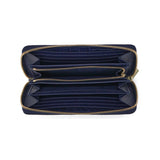 バギーポート 長財布 メンズ レディース BAGGY PORT ブランド 大人 おしゃれ 財布 ラウンドジップ 小銭入れあり 藍染め 本革 ワニ革 クロコ レザー 本藍染め×クロコダイル ラウンドファスナー長財布 ZWL-8000