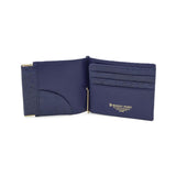 バギーポート マネークリップ メンズ レディース 札ばさみ BAGGY PORT ブランド 大人 おしゃれ ミニ 財布 コンパクト 二つ折り スリム 小銭入れあり 藍染め 本革 ワニ革 クロコ 本藍染め×クロコダイル ZWL-8002