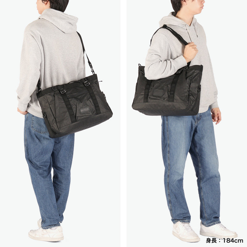 バイシクロン バイ バッグジャック トートバッグ メンズ 大容量 ファスナー付き 大きめ BAICYCLON by bagjack ショルダー PC収納 斜めがけバッグ ナイロン B4 2WAY 15inch TOTE BAG BCL-17-Ver2