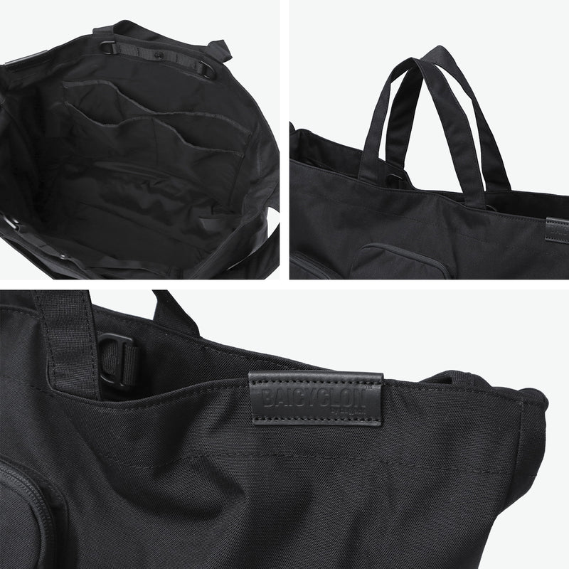 バイシクロン バイ バッグジャック トートバッグ メンズ 大きめ 大容量 BAICYCLON by bagjack カジュアル A4 A3 ブランド ナイロン ショルダーバッグ 斜めがけ 撥水 2WAY MULTI POCKETS 2WAY TOTE LARGE BCL-67