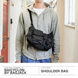 バイシクロン バイ バッグジャック ショルダーバッグ メンズ レディース 斜めがけ 小さめ BAICYCLON by bagjack ブランド カジュアル ミニ バッグ 横型 軽量 A5 ナイロン MULTI POCKET SHOULDER BAG SMALL BCL-85