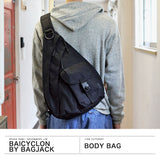 バイシクロン バイ バッグジャック ボディバッグ メンズ レディース ワンショルダー BAICYCLON by bagjack ブランド かっこいい 軽い 軽量 タブレット 斜めがけ シンプル B5 SINGLE STRAP BAG BCL-116