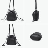 バイシクロン バイ バッグジャック 巾着バッグ ショルダーバッグ メンズ レディース 斜めがけバッグ BAICYCLON by bagjack 大人 巾着 ブランド おしゃれ 2WAY ミニショルダー 合皮 DRAW STRING BAG (LE) BCL-114