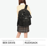 Ben Davis Backpack untuk Kapasiti Besar Lelaki Lelaki Ben Davis Backpack School Backpack Komputer Bergaya Brand Girls Casual High School Girls B4 A4 2 Layer Water Repellent Besar Daypack 29L BDW-8412