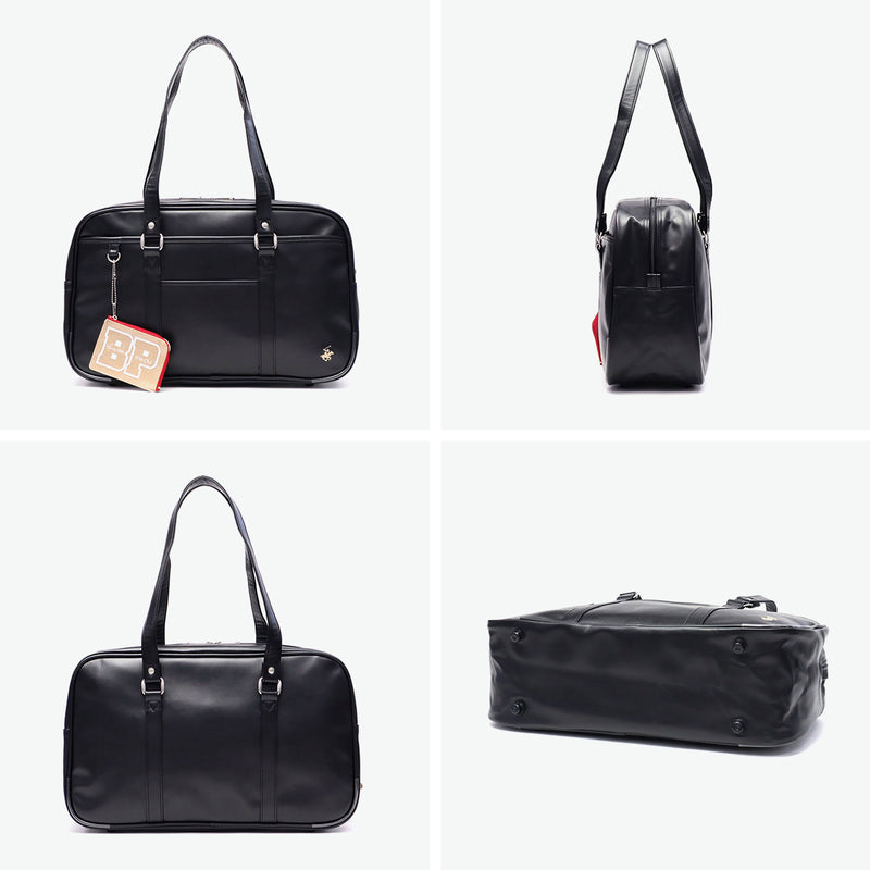 Beverly Hills Polo Club School Bag High School Girls Synthetic Leather BEVERLY HILLS POLO CLUB Bag Women Large Black Skuba Synthetic Leather School Bag Cute School Bag Commuting Bag Commuting Synthetic Leather School Bag BP002
