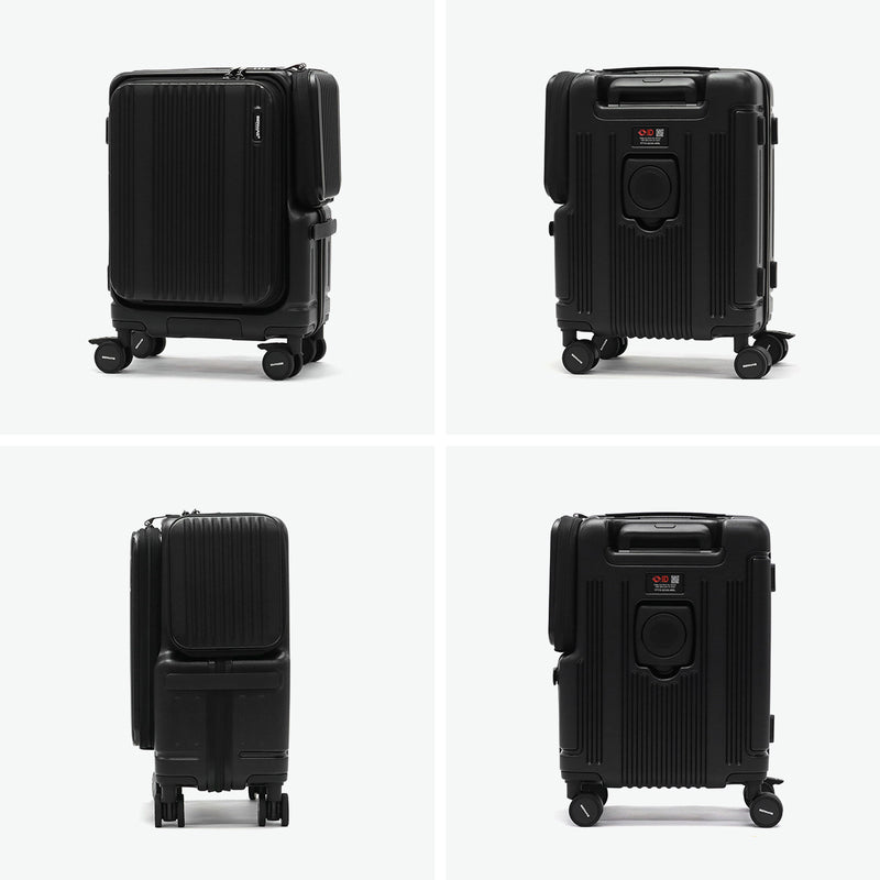 【正規品1年保証】 バーマス スーツケース 機内持ち込み フロントオープン BERMAS キャリーケース カップホルダー ストッパー 3～4泊 TSロック トラベルセントリー EURO CITY3 サイドポケット付き 35L 48cm 60526