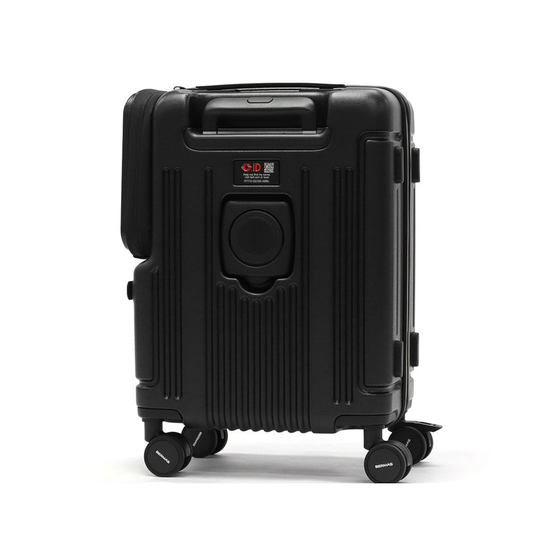 【正規品1年保証】 バーマス スーツケース 機内持ち込み フロントオープン BERMAS キャリーケース カップホルダー ストッパー 3～4泊 TSロック トラベルセントリー EURO CITY3 サイドポケット付き 35L 48cm 60526