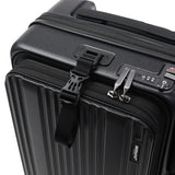 【正規品1年保証】 バーマス スーツケース 機内持ち込み フロントオープン BERMAS キャリーケース カップホルダー ストッパー 3～4泊 TSロック トラベルセントリー EURO CITY3 サイドポケット付き 35L 48cm 60526