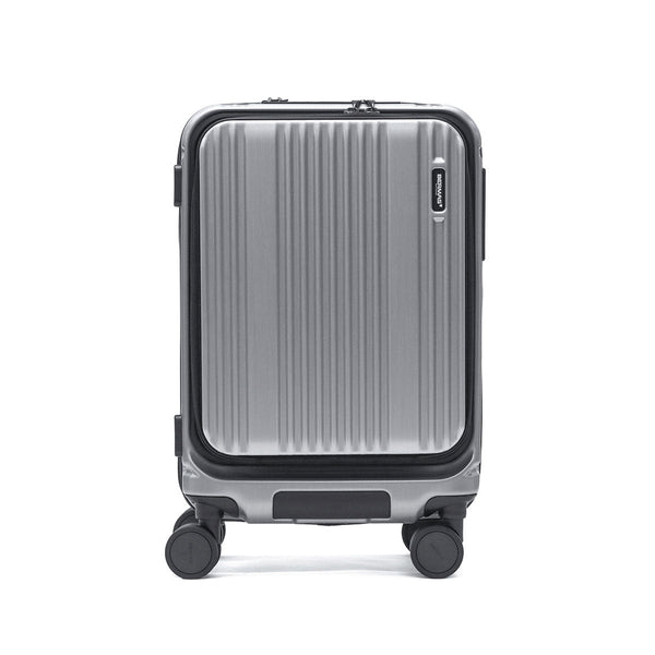 【正規品1年保証】 バーマス スーツケース 機内持ち込み フロントオープン BERMAS 軽量 ストッパー キャリーケース 3～4泊 TSAロック USBポート 静音 トラベルセントリー INTER CITY2 36L 47cm 60561