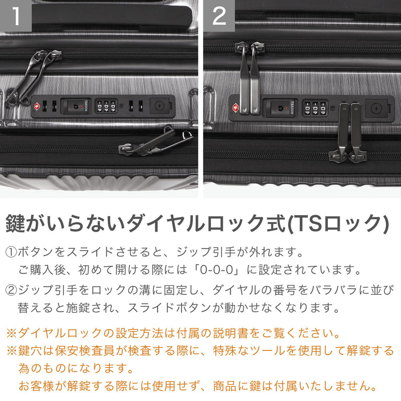 【正規品1年保証】 バーマス スーツケース 機内持ち込み フロントオープン BERMAS 軽量 ストッパー キャリーケース 3～4泊 TSAロック USBポート 静音 トラベルセントリー INTER CITY2 36L 47cm 60561