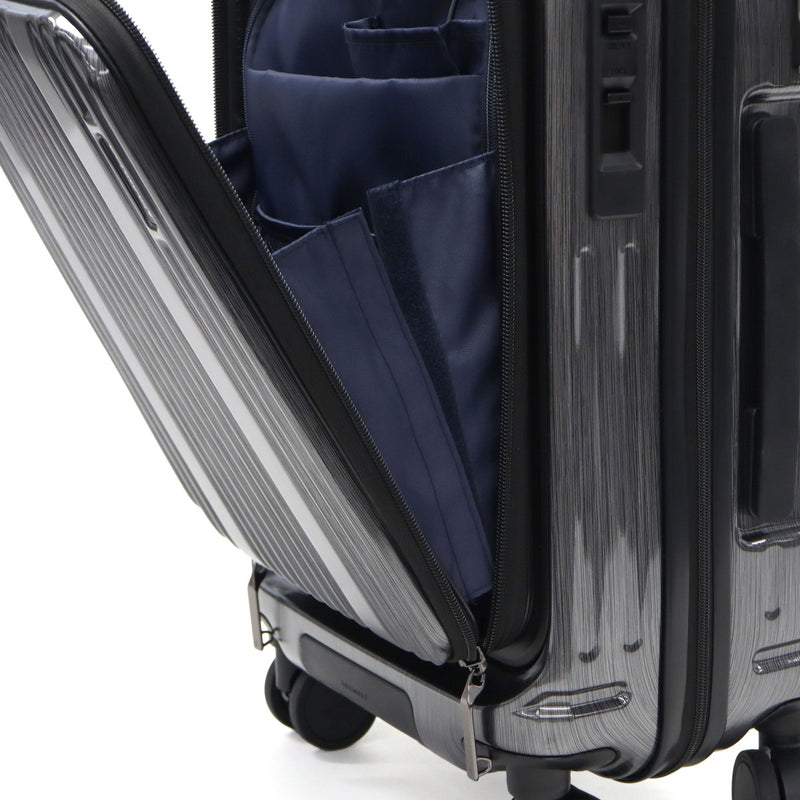 【正規品1年保証】 バーマス スーツケース 機内持ち込み フロントオープン BERMAS 軽量 ストッパー キャリーケース 3～4泊 TSAロック USBポート 静音 トラベルセントリー INTER CITY2 36L 47cm 60561