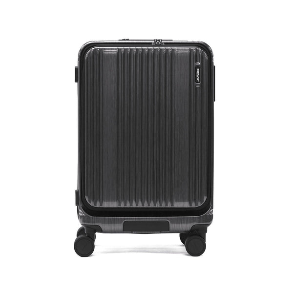 【正規品1年保証】 バーマス スーツケース フロントオープン BERMAS 軽量 ストッパー キャリーケース 5～6泊 TSAロック USBポート 充電 静音 PC収納 パソコン INTER CITY2 57L 56cm 15inch 60562