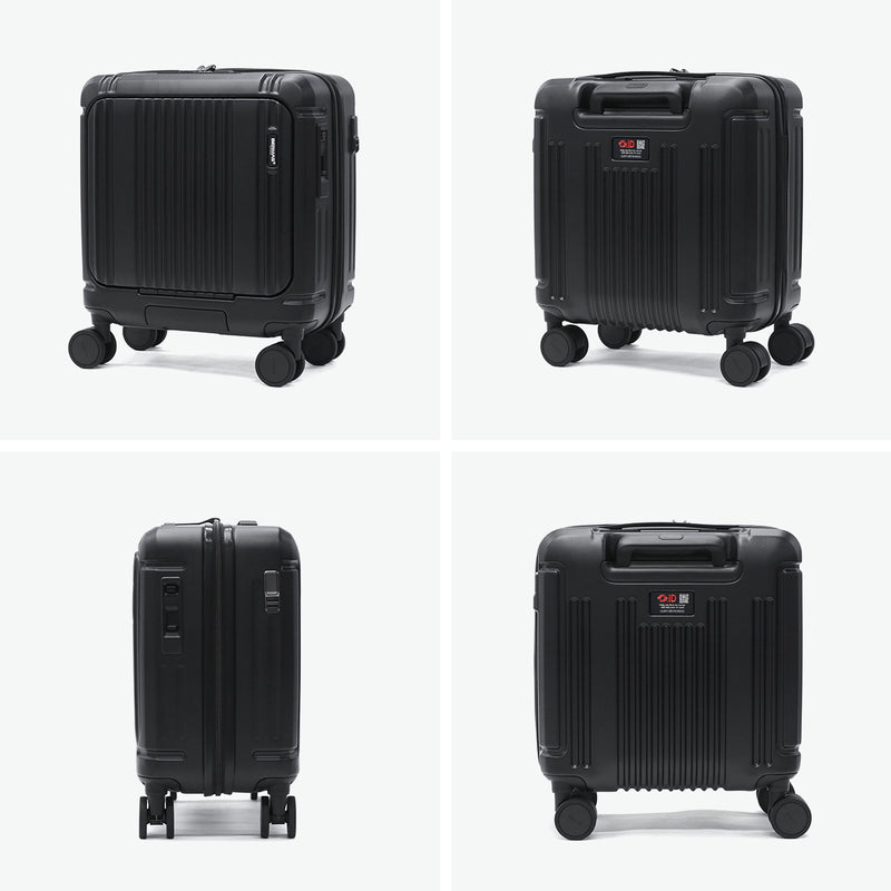 [1 year warranty for genuine product] BERMAS suitcase carry-on front open BERMAS lightweight stopper carry case 3-4 nights TSA lock USB port INTER CITY2 PRO One-touch front open 32L 39cm 60565