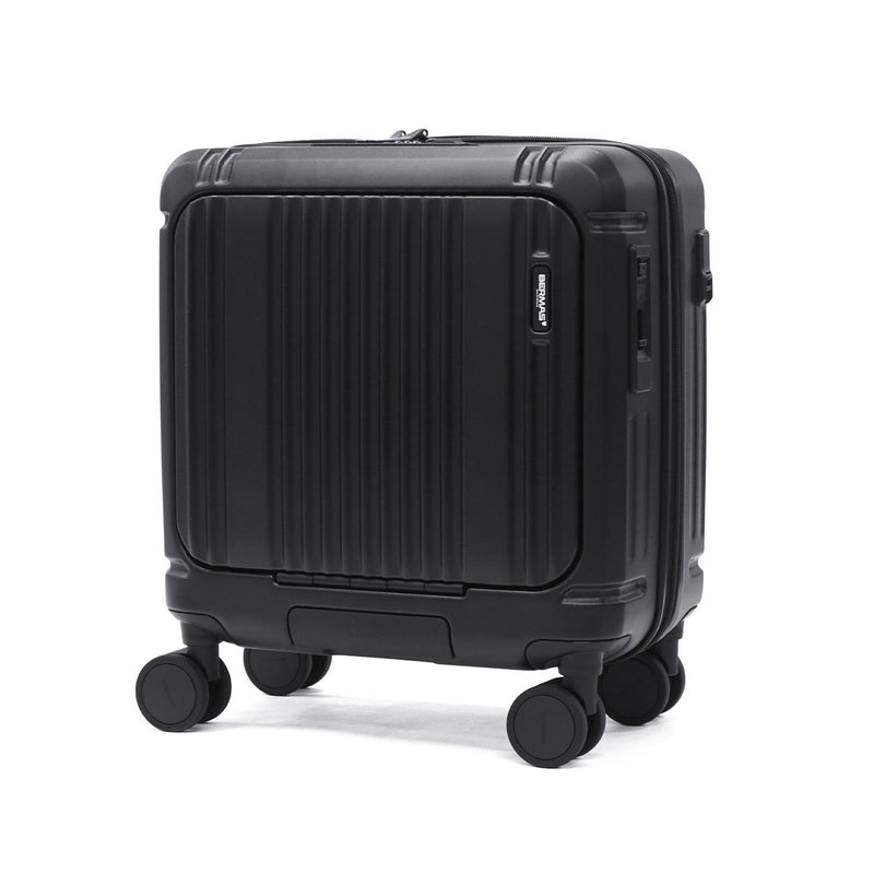 [1 year warranty for genuine product] BERMAS suitcase carry-on front open BERMAS lightweight stopper carry case 3-4 nights TSA lock USB port INTER CITY2 PRO One-touch front open 32L 39cm 60565