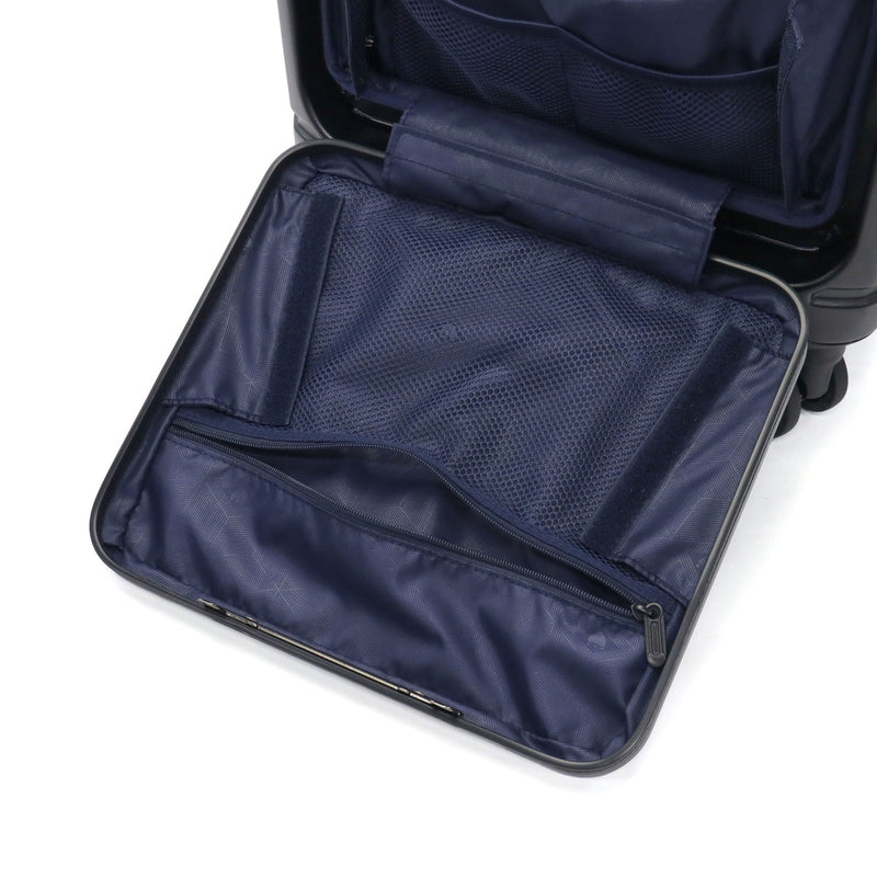 [1 year warranty for genuine product] BERMAS suitcase carry-on front open BERMAS lightweight stopper carry case 3-4 nights TSA lock USB port INTER CITY2 PRO One-touch front open 32L 39cm 60565