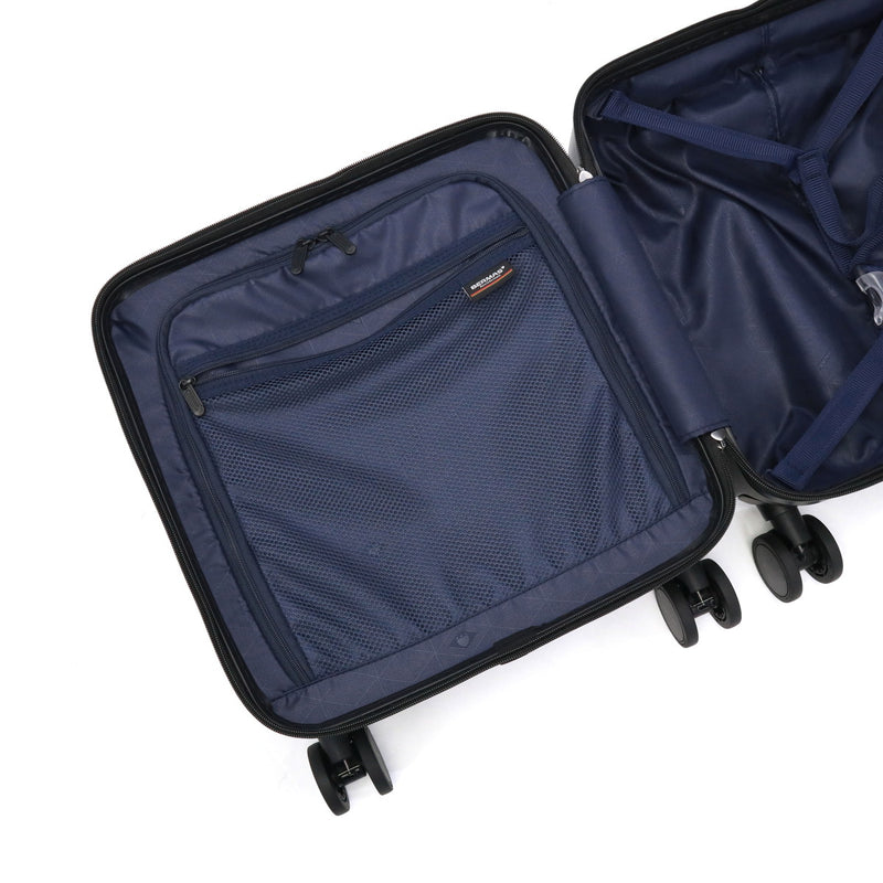 [1 year warranty for genuine product] BERMAS suitcase carry-on front open BERMAS lightweight stopper carry case 3-4 nights TSA lock USB port INTER CITY2 PRO One-touch front open 32L 39cm 60565