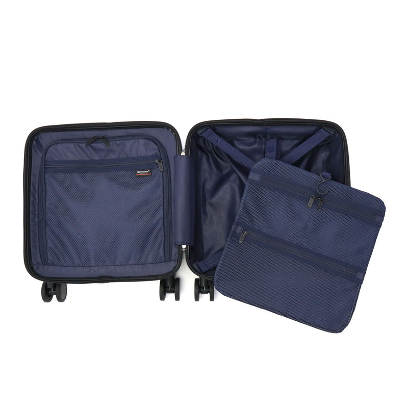 [1 year warranty for genuine product] BERMAS suitcase carry-on front open BERMAS lightweight stopper carry case 3-4 nights TSA lock USB port INTER CITY2 PRO One-touch front open 32L 39cm 60565