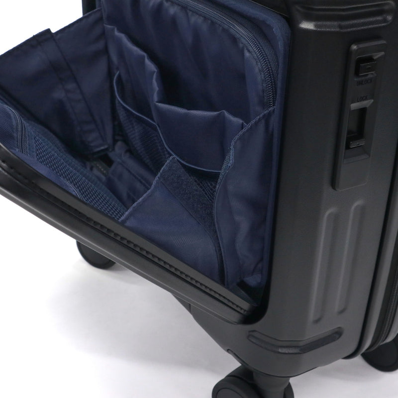 [1 year warranty for genuine product] BERMAS suitcase carry-on front open BERMAS lightweight stopper carry case 3-4 nights TSA lock USB port INTER CITY2 PRO One-touch front open 32L 39cm 60565
