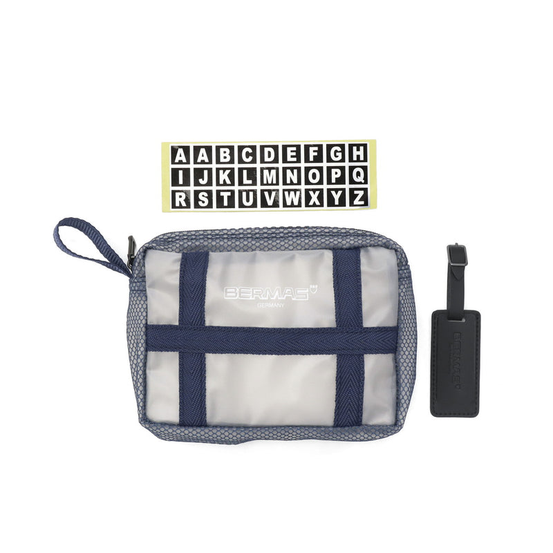 [1 year warranty for genuine product] BERMAS suitcase carry-on front open BERMAS lightweight stopper carry case 3-4 nights TSA lock USB port INTER CITY2 PRO One-touch front open 32L 39cm 60565