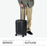 [1 year warranty for genuine product] BERMAS suitcase carry-on front open BERMAS lightweight stopper carry case 3-4 nights TSA lock USB port INTER CITY2 PRO One-touch front open 36L 48cm 60566