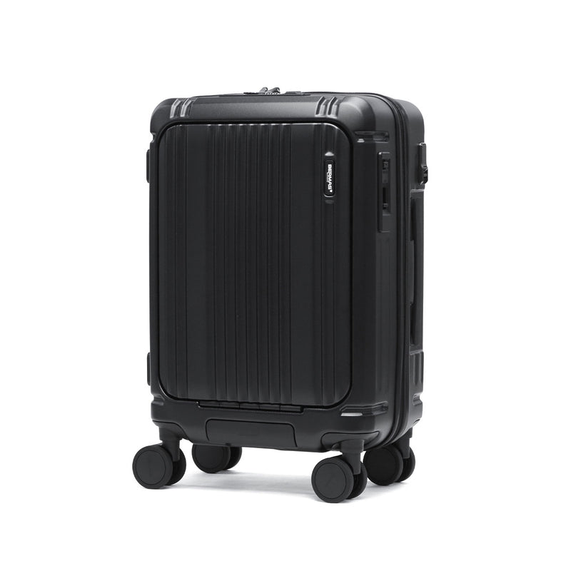 [1 year warranty for genuine product] BERMAS suitcase carry-on front open BERMAS lightweight stopper carry case 3-4 nights TSA lock USB port INTER CITY2 PRO One-touch front open 36L 48cm 60566