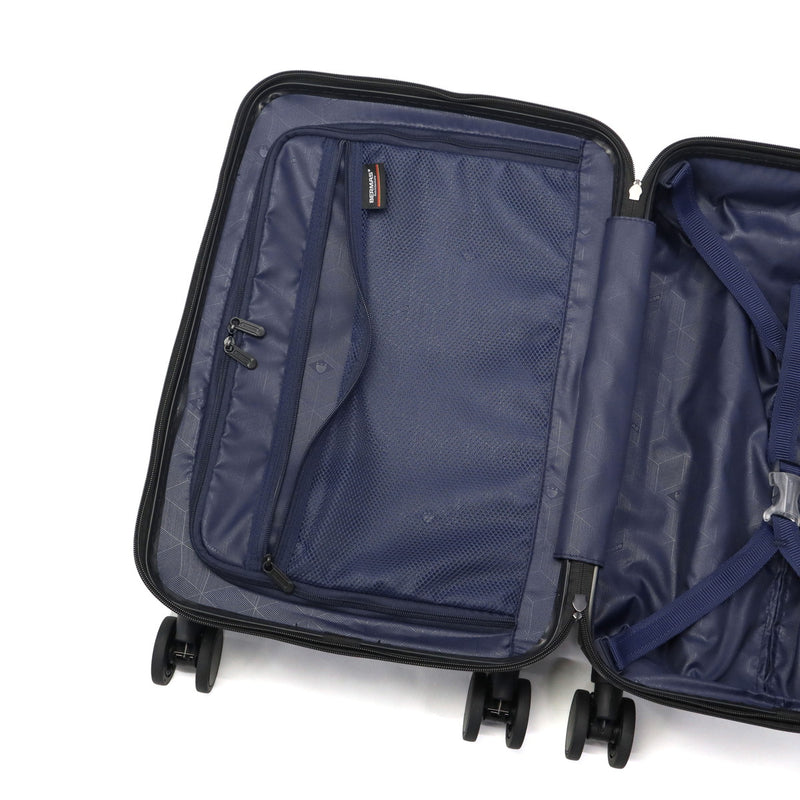 [1 year warranty for genuine product] BERMAS suitcase carry-on front open BERMAS lightweight stopper carry case 3-4 nights TSA lock USB port INTER CITY2 PRO One-touch front open 36L 48cm 60566