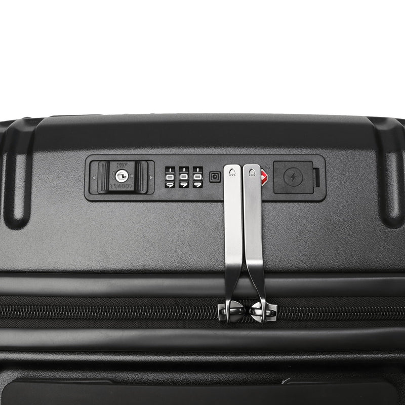 [1 year warranty for genuine product] BERMAS suitcase carry-on front open BERMAS lightweight stopper carry case 3-4 nights TSA lock USB port INTER CITY2 PRO One-touch front open 36L 48cm 60566