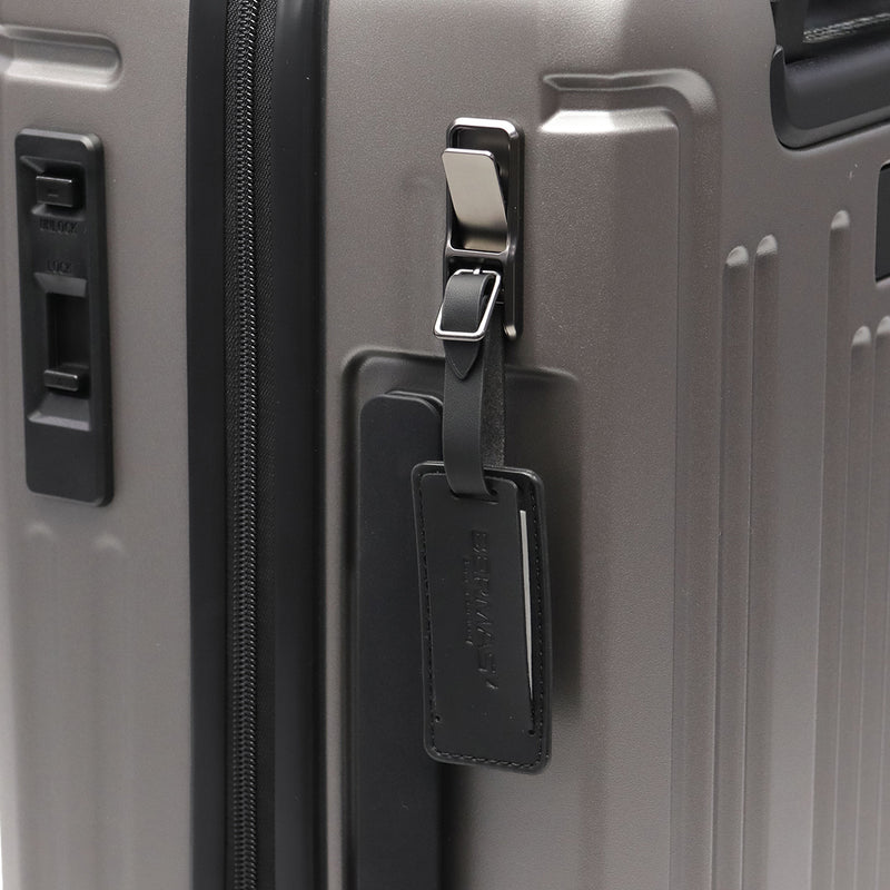 [1 year warranty for genuine product] BERMAS suitcase carry-on front open BERMAS lightweight stopper carry case 3-4 nights TSA lock USB port INTER CITY2 PRO One-touch front open 36L 48cm 60566