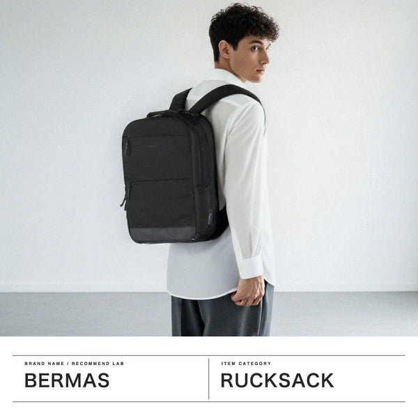 【正規品1年保証】 バーマス リュック メンズ レディース BERMAS ビジネスバッグ 通勤 おしゃれ 小さめ 撥水 ビジネス A4 ビジネスリュック 通勤リュック 2層 PC PC収納 コーデュラ BAUERIV 2層リュックM 60670