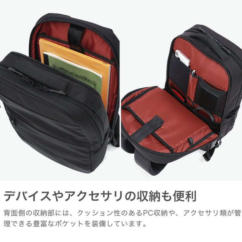 【正規品1年保証】 バーマス リュック メンズ レディース BERMAS ビジネスバッグ 通勤 おしゃれ 小さめ 撥水 ビジネス A4 ビジネスリュック 通勤リュック 2層 PC PC収納 コーデュラ BAUERIV 2層リュックM 60670