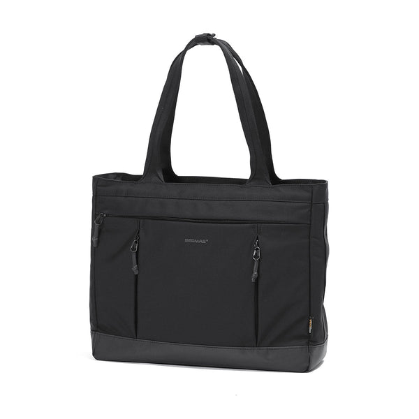 【正規品1年保証】 バーマス トートバッグ メンズ レディース ファスナー付き 大きめ A4 B4 BERMAS ビジネスバッグ 通勤 おしゃれ 撥水 ビジネス ブランド 横 自立 PC PC収納 BAUERIV 横型トート 60672
