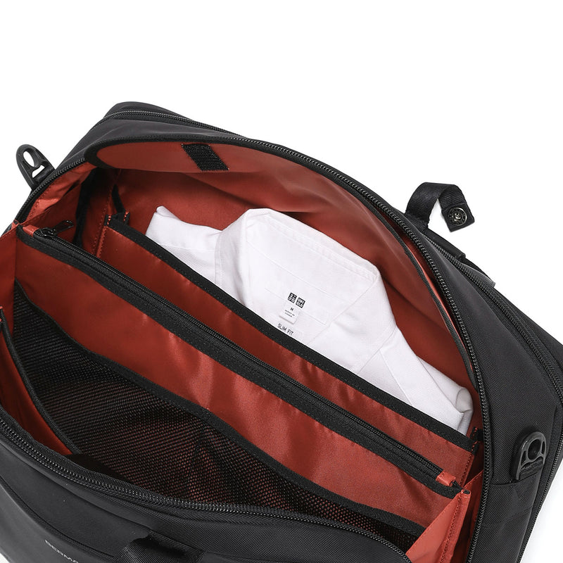 【正規品1年保証】 バーマス ビジネスバッグ メンズ レディース オーバーナイト BERMAS ブランド 大人 通勤 3WAY ブリーフケース 拡張機能 A4 B4 黒 ナイロン 撥水 PC 出張 BAUERIV 3WAYオーバーナイター 60674