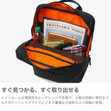 【正規品1年保証】 バーマス リュック メンズ レディース ビジネスリュック BERMAS ブランド 大人 ビジネス バックパック 軽量 軽い A4 B4 黒 ナイロン 撥水 PC収納 出張 トラベル BAUER BS デイパックL 60681