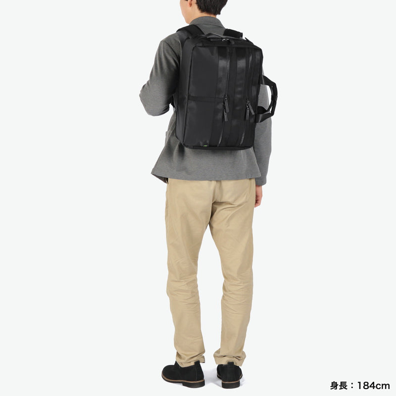 【正規品1年保証】 バーマス ビジネスバッグ メンズ レディース オーバーナイト BERMAS ブランド 大人 通勤 3WAY ブリーフケース 拡張機能 A4 B4 黒 ナイロン 撥水 PC 出張 BAUER BS 3WAYオーバーナイター 60684
