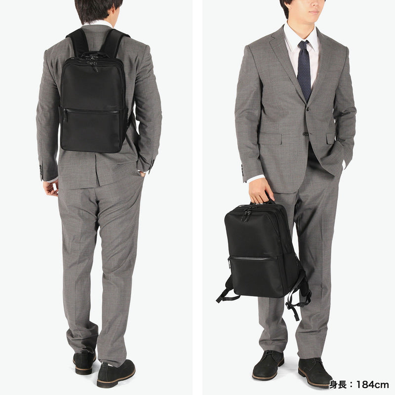 【正規品1年保証】 バーマス ビジネスリュック メンズ レディース 軽量 ブランド コンパクト BERMAS おしゃれ 小さめ PC リュック ビジネス デイパック A4 ナイロン 軽い 防水 撥水 CITYSCAPE デイパックM 60690