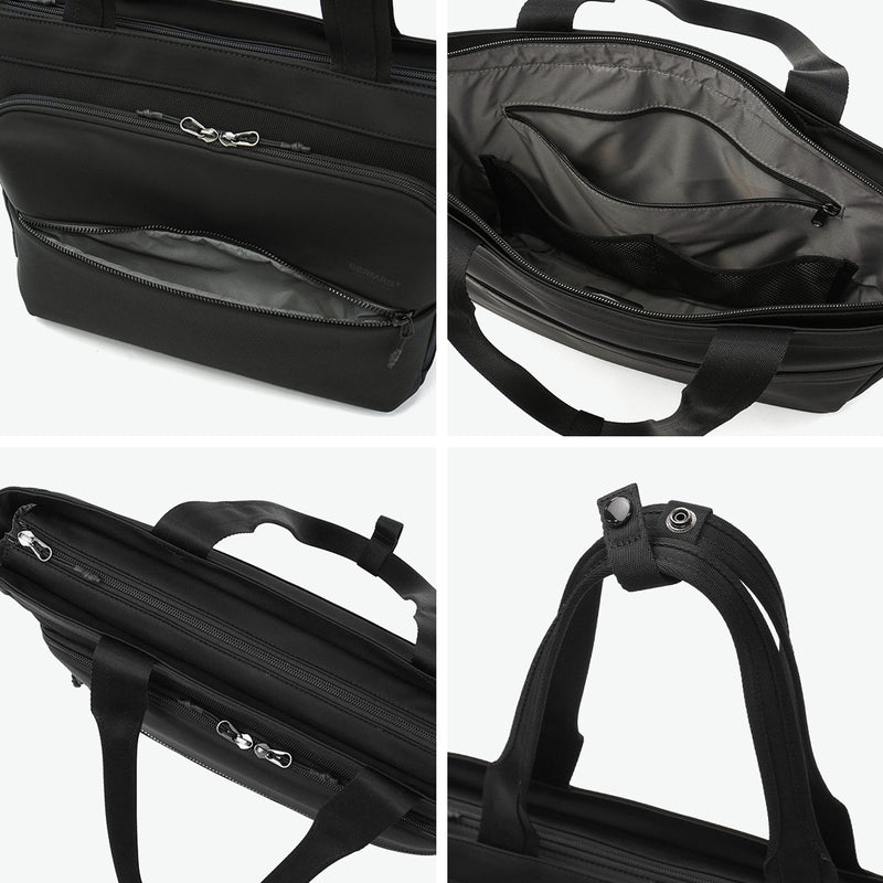 【正規品1年保証】 バーマス ビジネスバッグ メンズ レディース A4 B4 ファスナー付き BERMAS ビジネス 大きめ 軽量 軽い 通勤 ブランド ナイロン 横 ビジネストート 撥水 防水 CITYSCAPE 横型トート 60692