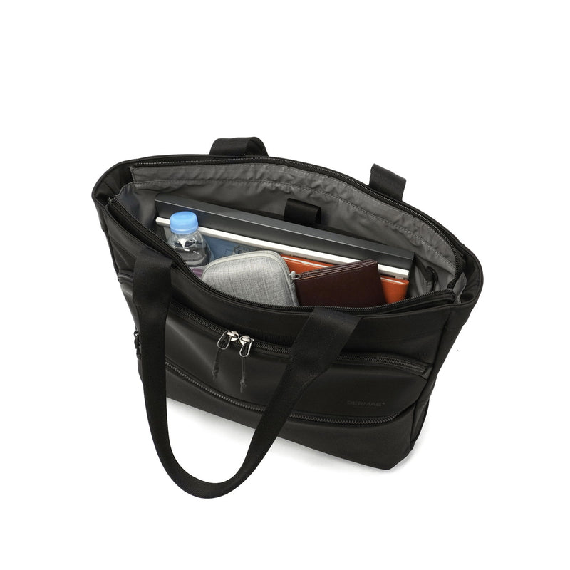 【正規品1年保証】 バーマス ビジネスバッグ メンズ レディース A4 B4 ファスナー付き BERMAS ビジネス 大きめ 軽量 軽い 通勤 ブランド ナイロン 横 ビジネストート 撥水 防水 CITYSCAPE 横型トート 60692