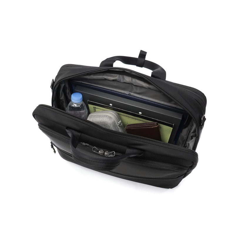 【正規品1年保証】 バーマス ブリーフケース メンズ レディース 大容量 ナイロン ダブルファスナー BERMAS ビジネス ビジネスバッグ 軽量 軽い 2WAY 撥水 防水 A4 B4 CITYSCAPE オーバーナイターブリーフ 60693