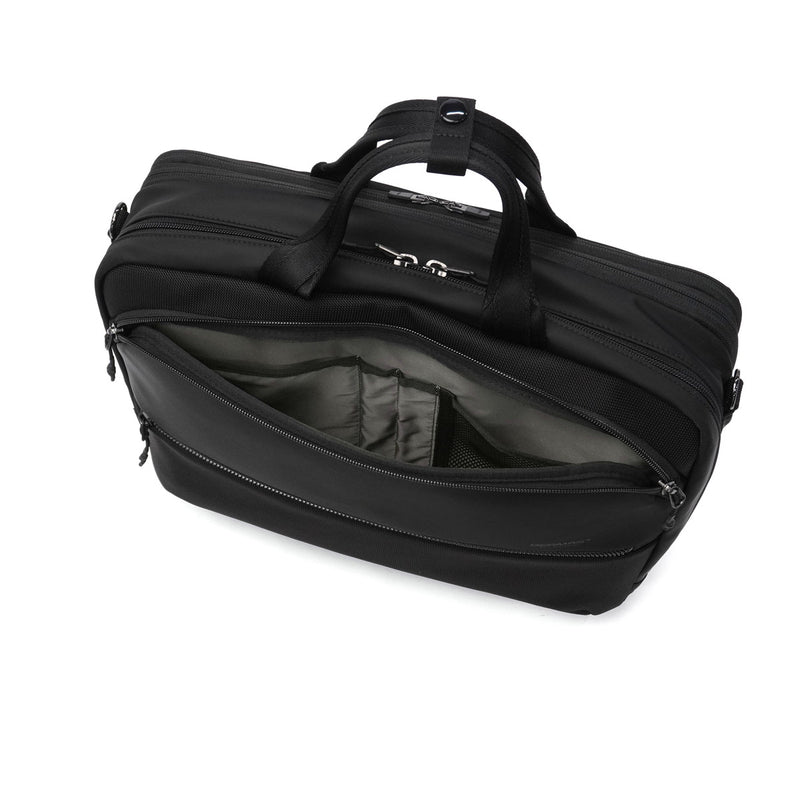 【正規品1年保証】 バーマス ブリーフケース メンズ レディース 大容量 ナイロン ダブルファスナー BERMAS ビジネス ビジネスバッグ 軽量 軽い 2WAY 撥水 防水 A4 B4 CITYSCAPE オーバーナイターブリーフ 60693