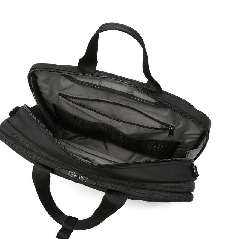 【正規品1年保証】 バーマス ブリーフケース メンズ レディース 大容量 ナイロン ダブルファスナー BERMAS ビジネス ビジネスバッグ 軽量 軽い 2WAY 撥水 防水 A4 B4 CITYSCAPE オーバーナイターブリーフ 60693