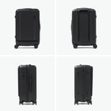 【正規品1年保証】 バーマス スーツケース 機内持ち込み フロントオープン BERMAS ビジネス 軽量 かわいい 静音 キャスター TSロック ストッパー 3～4泊 37L 50cm TRAVEL SMART フロントオープンファスナー 60550