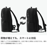 【正規品1年保証】 バーマス ビジネスリュック メンズ 大容量 ブランド BERMAS ビジネスバッグ 軽量 PC リュック バックパック ビジネス 通勤 拡張 A4 B4 撥水 2層 BAUER GEHEN II エキスパンダブルリュック 60402