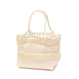 Beauty Full People Tote Bag KONBU KNIT SHOPPING BUSKET BAG S 611948